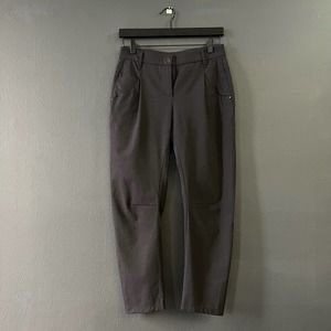 Brunello Cucinelli Grey Spiral Hem Pants